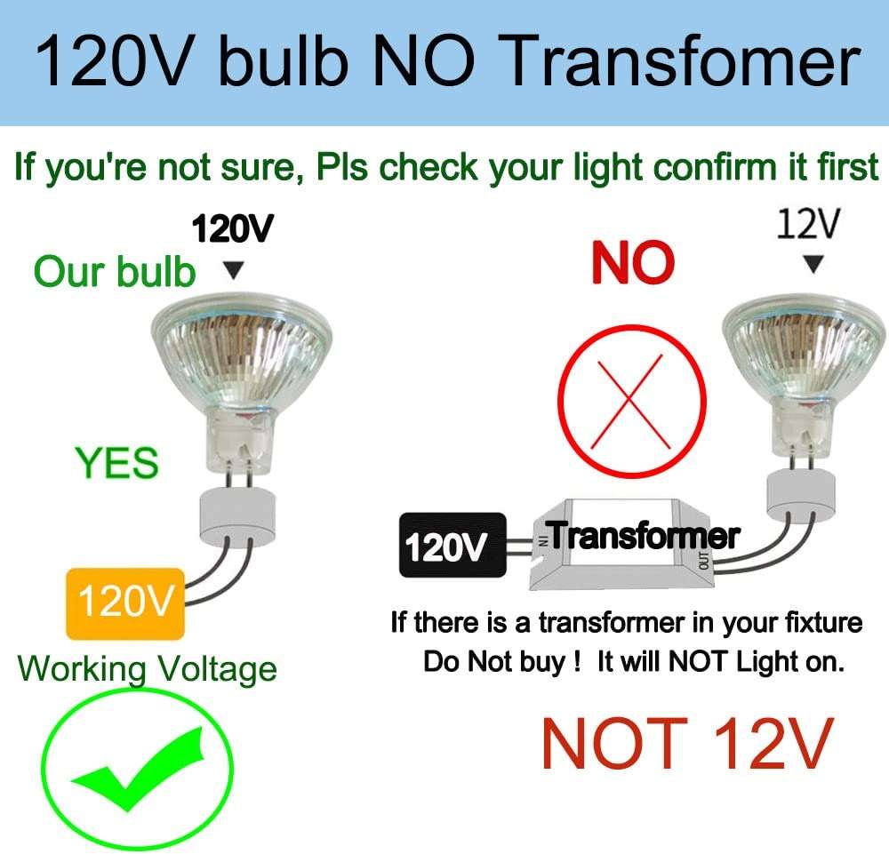 ukzboss mr16 120V Dimmable 5w Warm White 2700K led Spotlight Bulb lamp 50w Halogen Replacement for Tracking Light floodlight Fixture (120V dimmable 5W 2700K) - Image 3