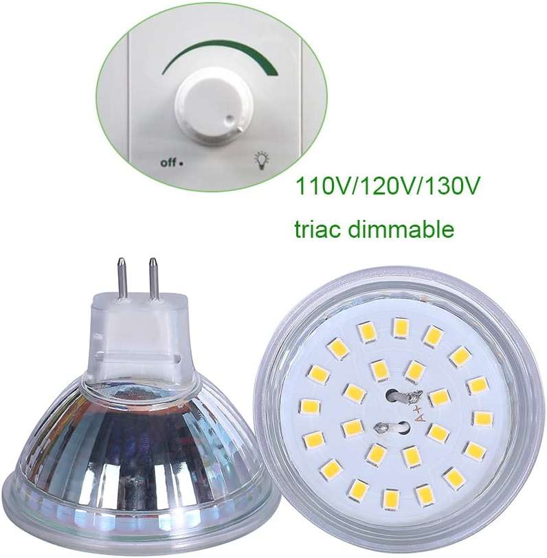 ukzboss mr16 120V Dimmable 5w Warm White 2700K led Spotlight Bulb lamp 50w Halogen Replacement for Tracking Light floodlight Fixture (120V dimmable 5W 2700K) - Image 7