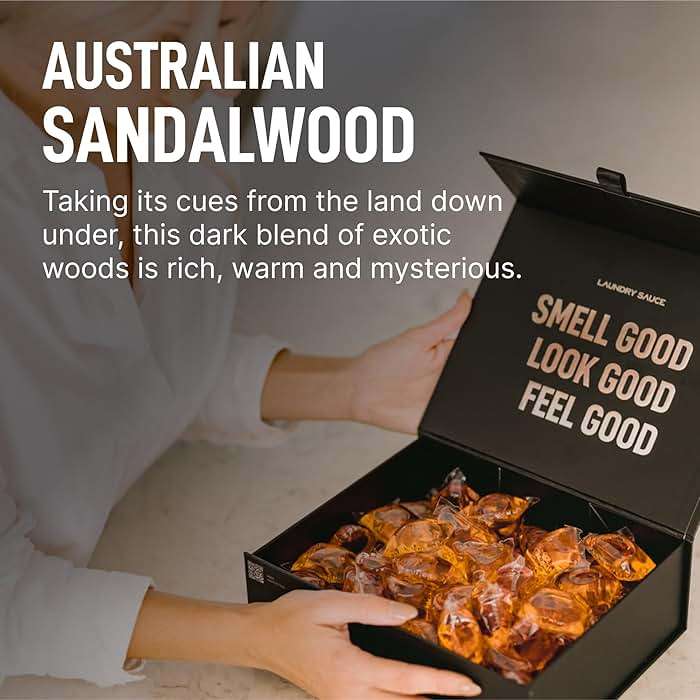 Laundry Sauce - Luxury Scented Laundry Detergent Pods & Scent Booster Bundle (Australian Sandalwood), Premium Laundry Washing Pods with High-End, Sophisticated Fragrances, Dye Free & HE Compatible - Image 2