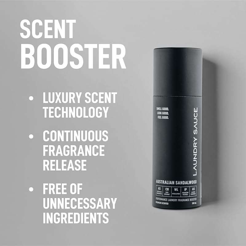Laundry Sauce - Luxury Scented Laundry Detergent Pods & Scent Booster Bundle (Australian Sandalwood), Premium Laundry Washing Pods with High-End, Sophisticated Fragrances, Dye Free & HE Compatible - Image 4