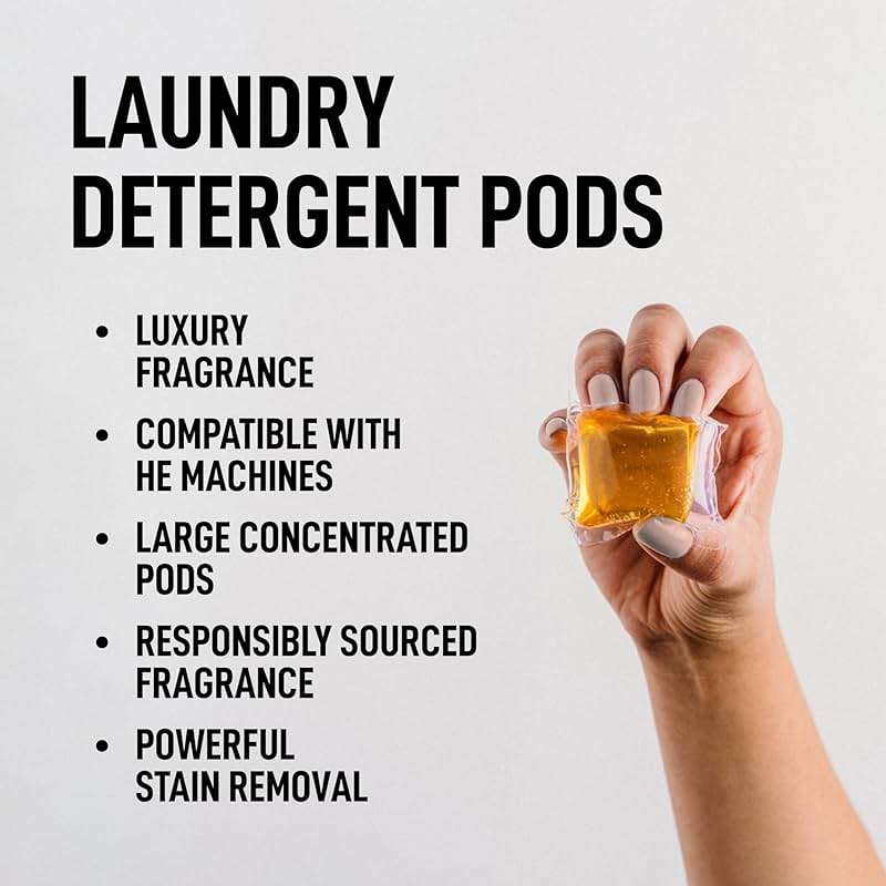Laundry Sauce - Luxury Scented Laundry Detergent Pods & Scent Booster Bundle (Australian Sandalwood), Premium Laundry Washing Pods with High-End, Sophisticated Fragrances, Dye Free & HE Compatible - Image 6