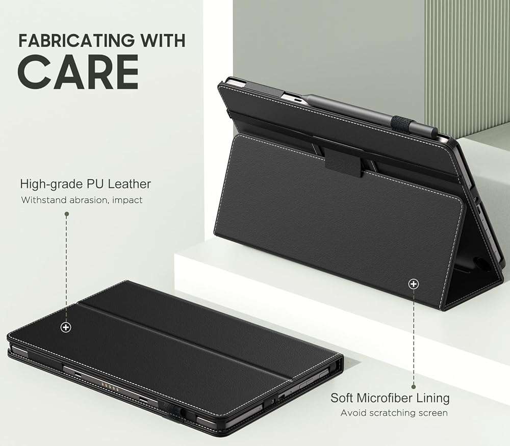 MoKo for Amazon Kindle Fire Max 11 Case (13th Generation, 2023 Release) 11" - Slim Folding Stand Cover Case for Fire 11 Tablet with Auto Wake/Sleep, Black - Image 3