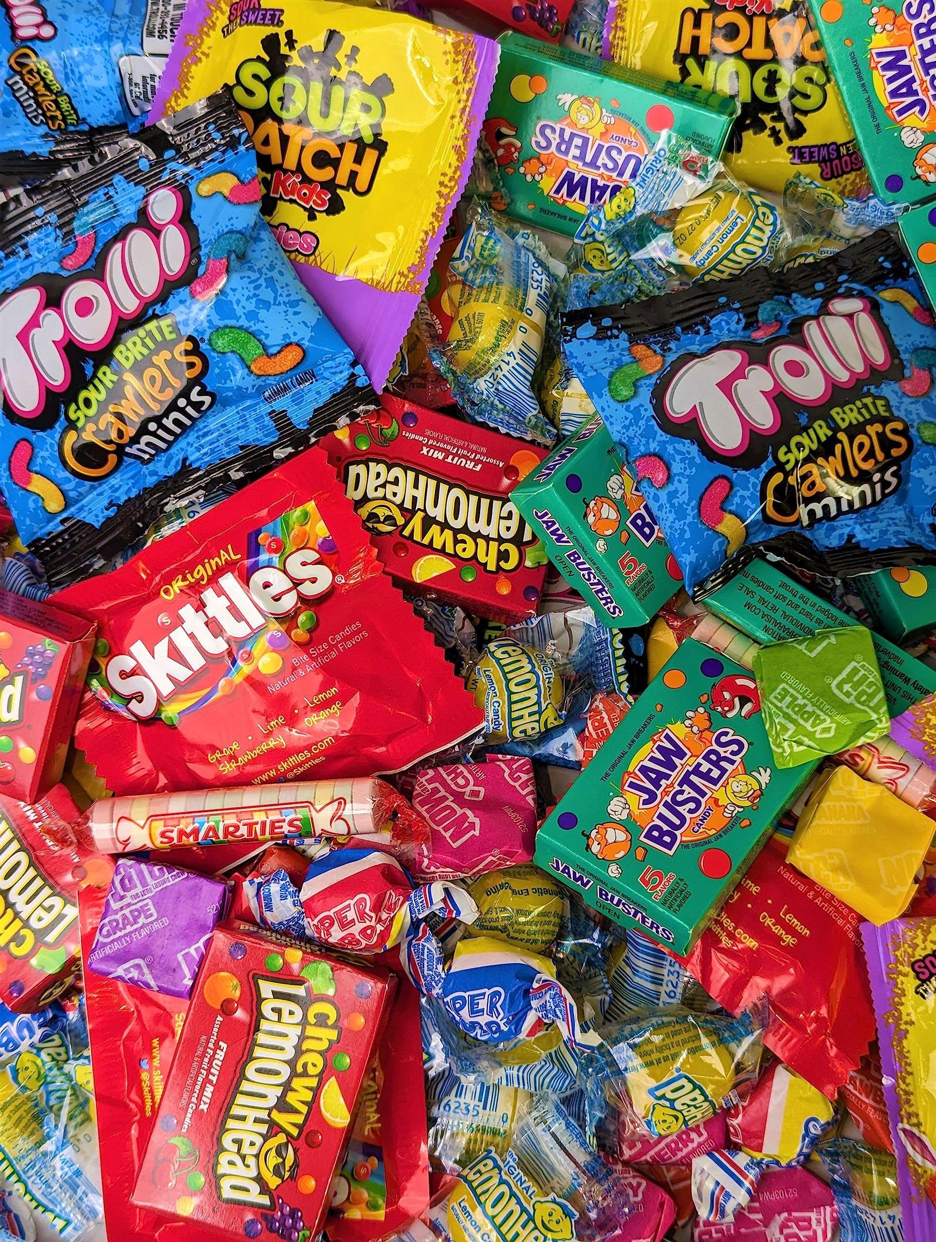 Pinata Candy Mix- Assorted Candy Variety Pack - 2 lb - Individually Wrapped - Piñata Mix - Sour Candies, Bubble Gum, Fruity Sweets, Chewy Sweets- Large Bulk Candies For Party Bags - Father's Day - Image 2