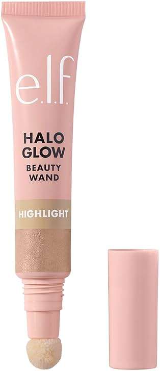 e.l.f. Halo Glow Highlight Beauty Wand, Liquid Highlighter Wand For Luminous, Glowing Skin, Buildable Formula, Vegan & Cruelty-free,Champagne Campaign - Image 1