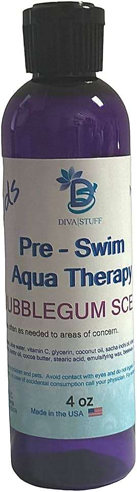 Diva Stuff Kids Pre-Swim Aqua Therapy Chlorine Neutralizing Body Moisturizing Lotion for Swimmers, Protects Skin from Chlorine & Salt Water, 4 oz - Made in the USA, Bubblegum Scent - Image 2