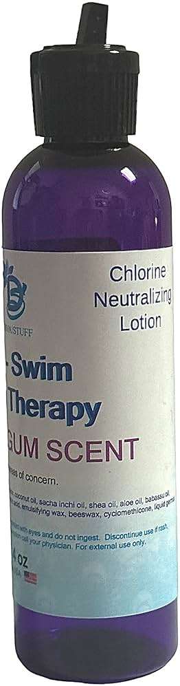 Diva Stuff Kids Pre-Swim Aqua Therapy Chlorine Neutralizing Body Moisturizing Lotion for Swimmers, Protects Skin from Chlorine & Salt Water, 4 oz - Made in the USA, Bubblegum Scent - Image 3