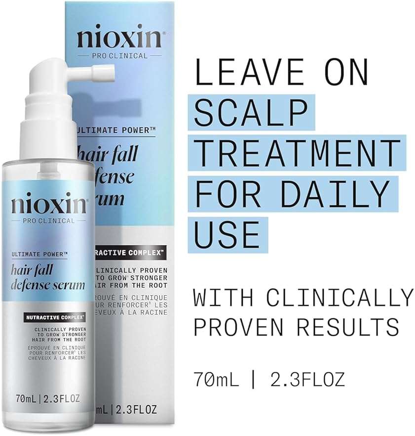 Nioxin Hair Fall Defense, Intensive Daily Leave-In Treatment with Caffeine + Night Density Rescue Serum, Overnight Thickening, Night and Day Treatment | Bundle - Image 7