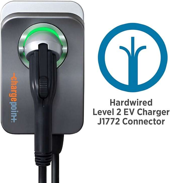 ChargePoint HomeFlex Level 2 EV Charger J1772 - Fast Smart Battery Power Charging at Home for Electric Automobile Vehicles - Image 9