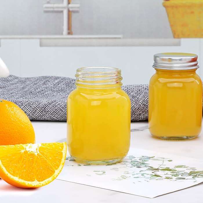 Accguan 2oz Mason Jars,Ginger Shots Bottles with Silver Lids,Glass Yogert Jars,Candle Jar,Honey,Jam,Jelly,Spice,Wedding Favors,Shower Favors(48pcs) - Image 2