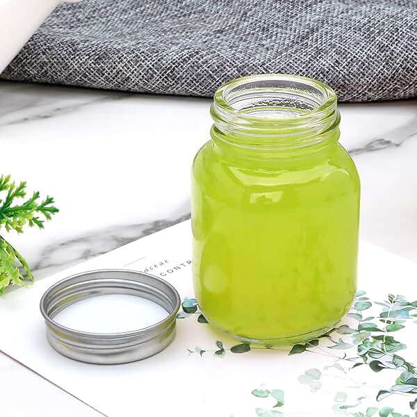 Accguan 2oz Mason Jars,Ginger Shots Bottles with Silver Lids,Glass Yogert Jars,Candle Jar,Honey,Jam,Jelly,Spice,Wedding Favors,Shower Favors(48pcs) - Image 5