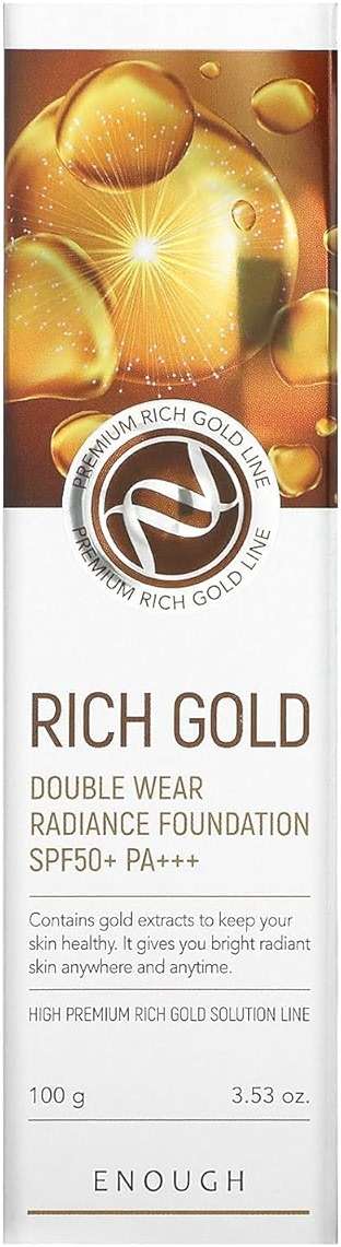 Enough Rich Gold, Double Wear Radiance Foundation, SPF 50+ PA+++, #23, 3.53 oz (100 g) - Image 2