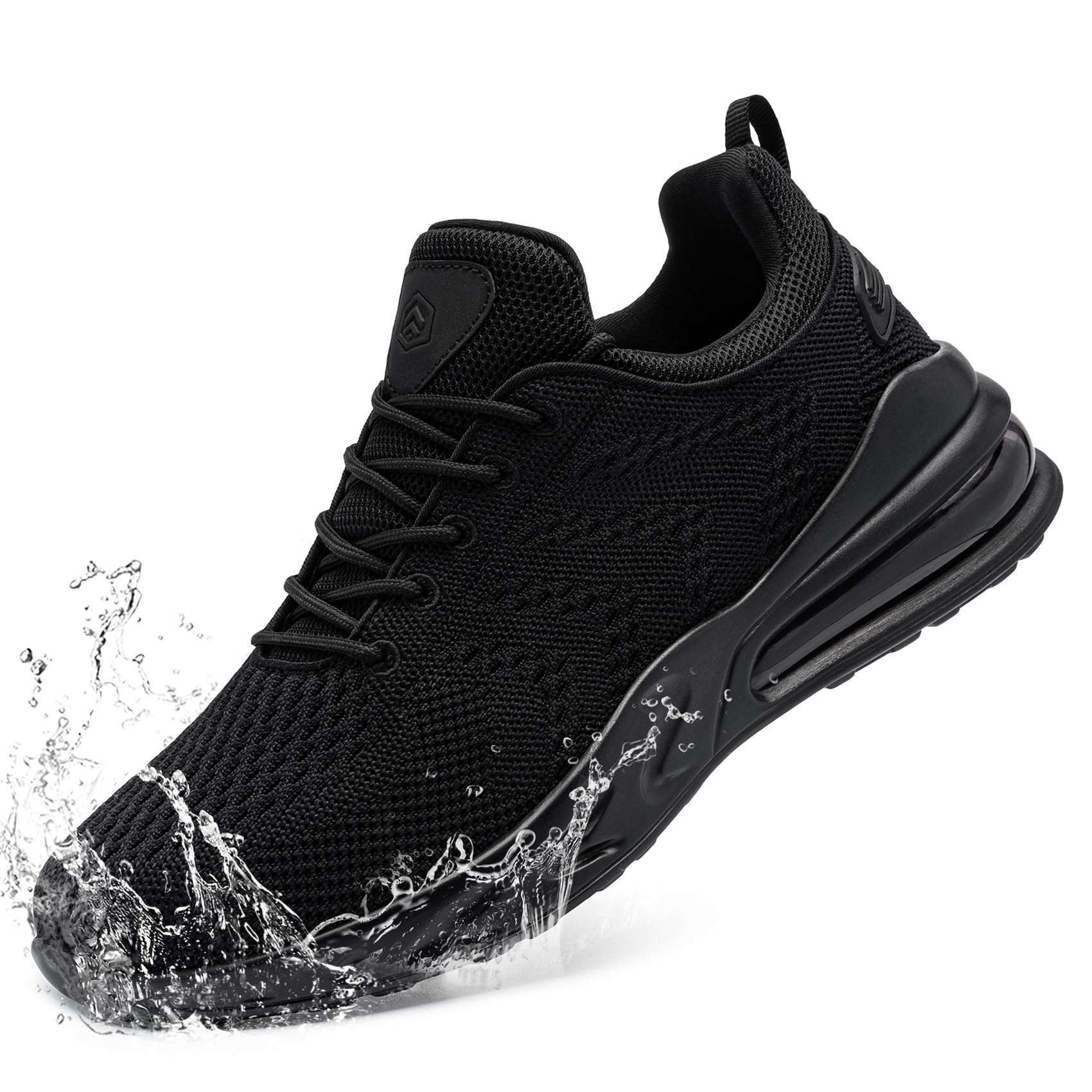 LARNMERN Men Non Slip Work Sneakers Water Resistant Food Service Zapatos Trabajo Antideslizantes Walking Shoes Waterproof Shoes Slip-on - Image 1