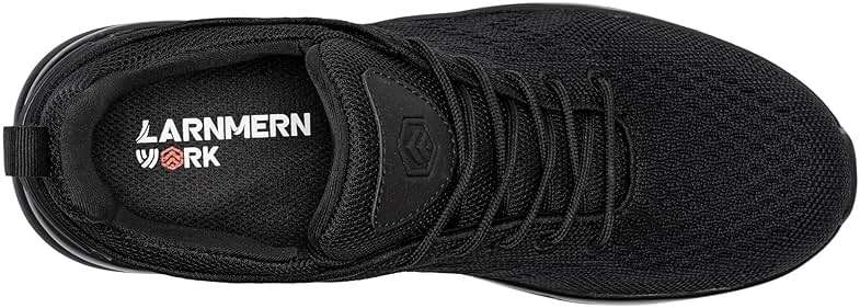 LARNMERN Men Non Slip Work Sneakers Water Resistant Food Service Zapatos Trabajo Antideslizantes Walking Shoes Waterproof Shoes Slip-on - Image 4