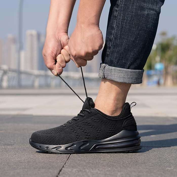 LARNMERN Men Non Slip Work Sneakers Water Resistant Food Service Zapatos Trabajo Antideslizantes Walking Shoes Waterproof Shoes Slip-on - Image 6