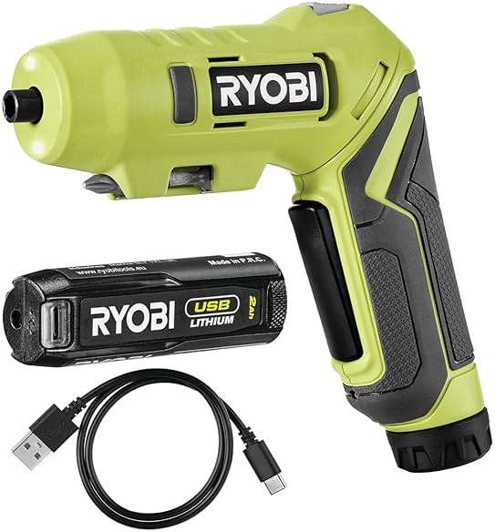 Ryobi ONE+ Cordless Screwdriver with Swivel Handle 4V (1x 2.0Ah) - Image 1