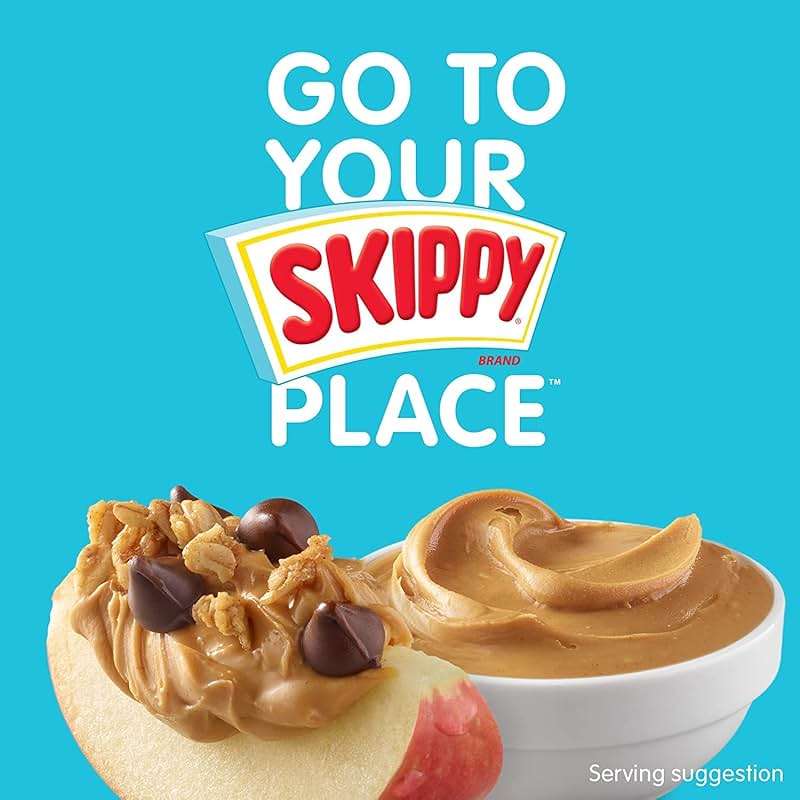 SKIPPY Creamy Peanut Butter Spread, No Sugar Added Peanut Butter, 7 g Protein Per Serving, 40 Oz Jar - Image 5
