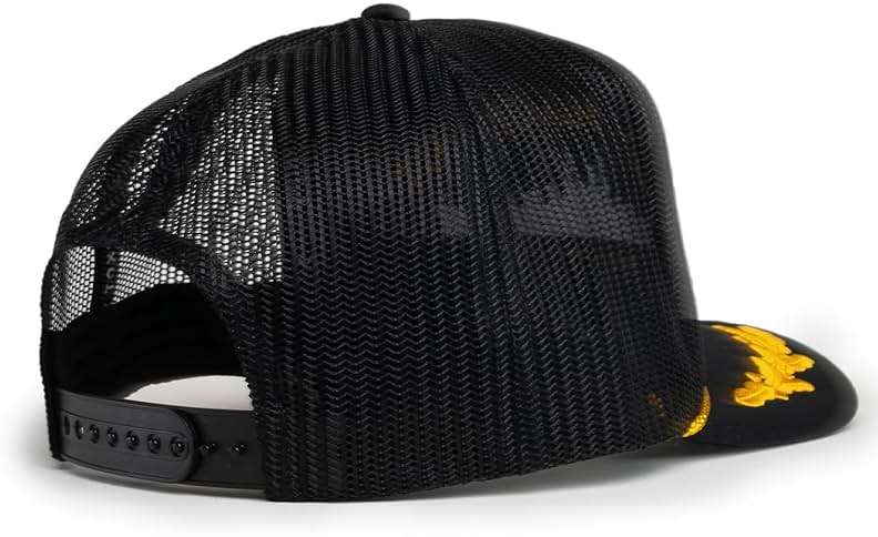 Visibly Toxic Funny Trucker Hat for Men & Women, Embroidered Mesh Snapback Cap, Breathable Vintage Style, Adjustable Ball Cap - Image 3