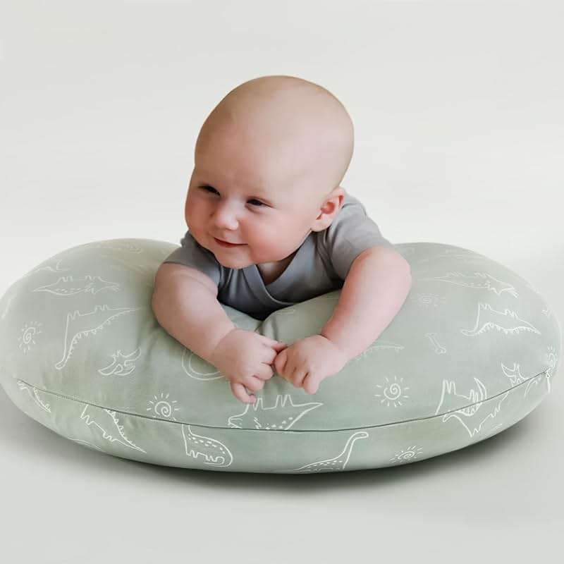 GRSSDER Nursing Pillow Cover Stretchy Minky Removable Nursing Covers for Breastfeeding Pillows, Ultra Soft Comfortable Slipcover for Boy and Girls, Dinosaurs Print - Image 6