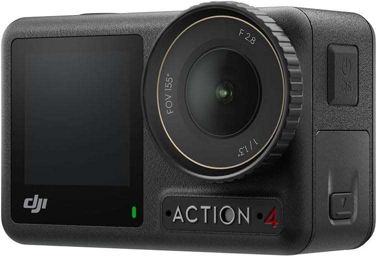 DJI Osmo Action 4 Adventure Combo, Waterproof Action Camera with 1/1.3" Sensor, 4K/120fps Video, Stunning Low-Light, 8h Extended Battery Life with 3 Batteries, 1.5m Extension Rod, Battery Case - Image 4