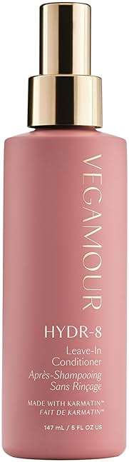 HYDR-8 Leave-In Conditioner, for Deep Hydration & Heat Protection, with Vegan Keratin, for Soft, Silky, Frizz Free Hair - Image 1