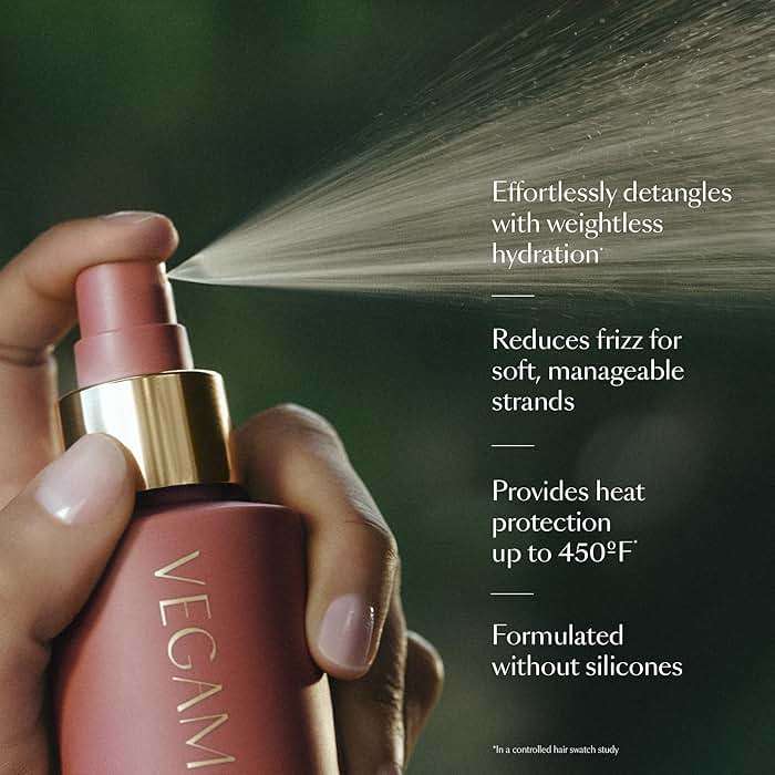 HYDR-8 Leave-In Conditioner, for Deep Hydration & Heat Protection, with Vegan Keratin, for Soft, Silky, Frizz Free Hair - Image 3