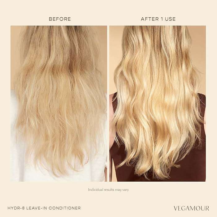 HYDR-8 Leave-In Conditioner, for Deep Hydration & Heat Protection, with Vegan Keratin, for Soft, Silky, Frizz Free Hair - Image 9