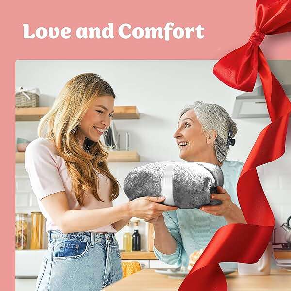 ButterTree 65" 50" Gray Throw Blanket for Mom - Christmas or Birthday Gift from Daughter or Son - Image 2