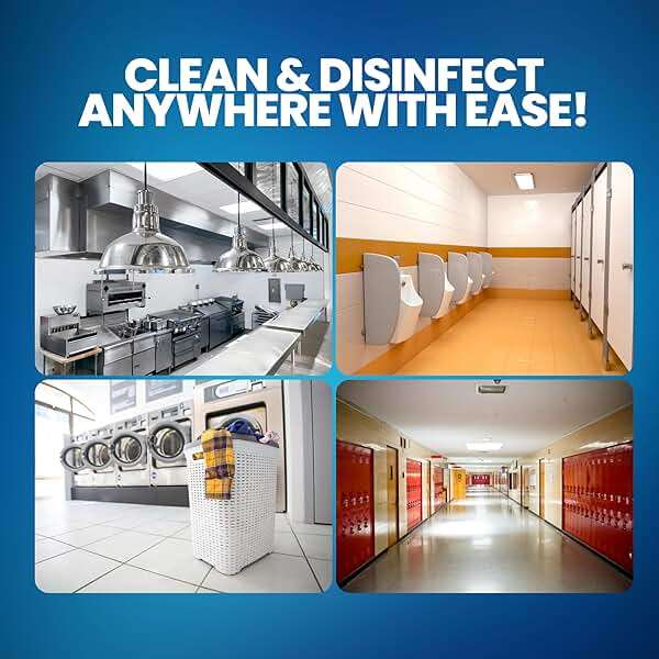 (6 Gallons) - Liquid Chlorine Bleach, for Laundry, Household and Commercial Cleaning, 1 Gallon Jugs - Image 7