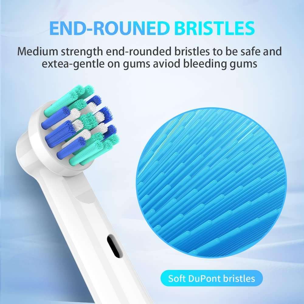 Replacement Toothbrush Heads for Oral B Braun(Individually Packaged),8 Pack Professional Electric Toothbrush Heads Compatible with Oral B 7000/Pro 1000/9600/ 5000/3000/8000 (8 Count) - Image 5