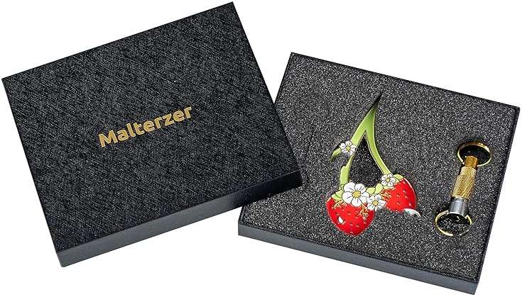 MALTERZER Keychain Safety for Women Self Defense Strawberry Key Chain Accessories Set - Image 5
