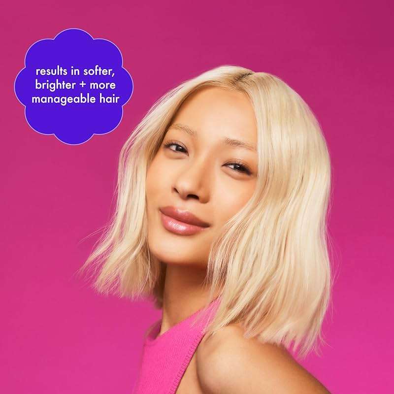 amika bust your brass cool blonde strength repair shampoo - Image 6