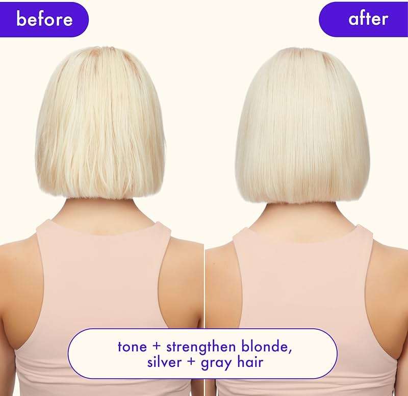 amika bust your brass cool blonde strength repair shampoo - Image 10
