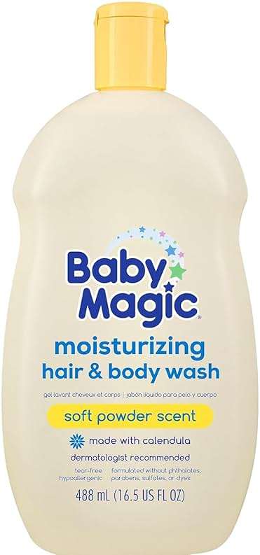 Baby Magic Moisturizing Hair & Body Wash, 16.5 Fl Oz | Moisturizing, Made with Calendula, Tear Free - Image 1
