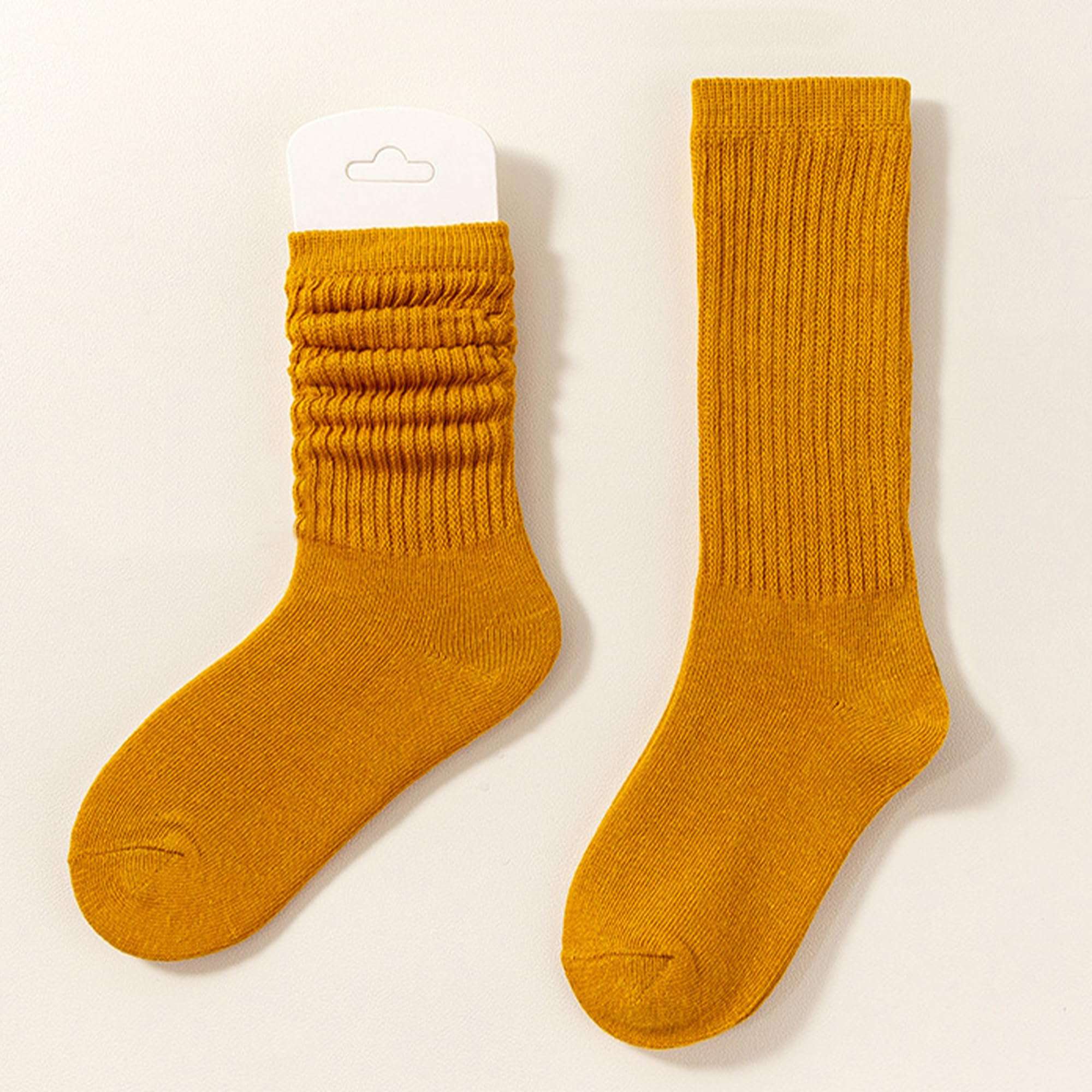 UTTPLL Girls Slouch Socks Toddler Cotton Athletic Stockings Uniform Knee High Tube Socks Little Kids Long Boot Crew Socks - Image 3