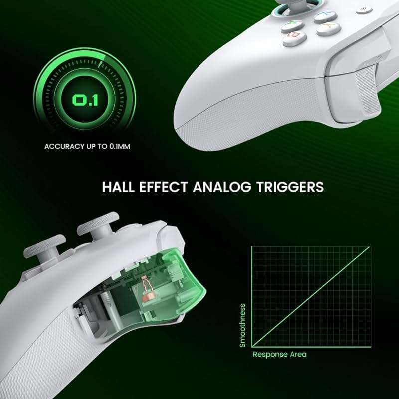 GameSir G7 SE Wired Controller for Xbox Series X|S, Xbox One & Windows 10/11, Plug and Play Gaming Gamepad with Hall Effect Joysticks/Hall Trigger, 3.5mm Audio Jack - Image 3