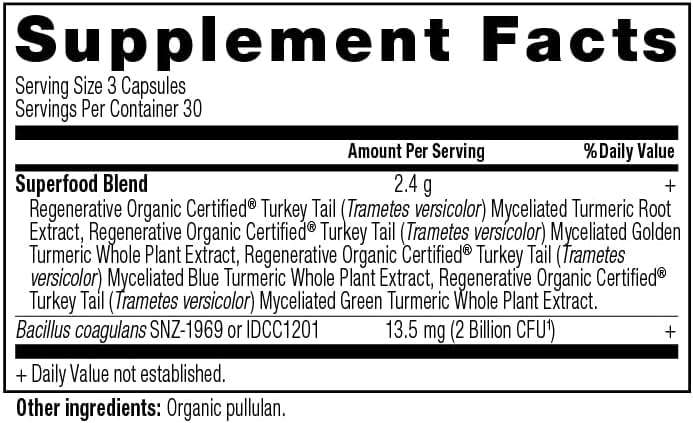 Ancient Nutrition Regenerative Organic Certified Turmeric Capsules, Once Daily, Use as a Joint Supplement and Supports Inflammation, Gluten Free, Paleo and Keto Friendly, 90 Count - Image 2