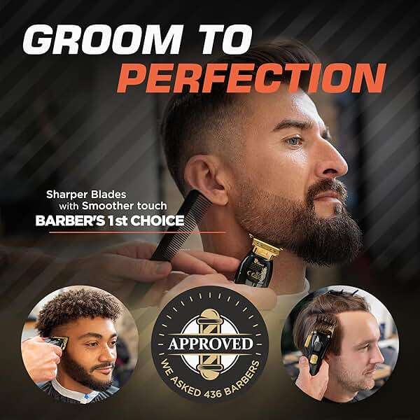 Fagaci Professional Hair Clippers for Men Set Turbo Power with Precise Cutting, Barber Clippers for Hair Cutting, Cordless Hair Clippers and Trimmers Set, Maquina de Cortar Cabello, Haircut Barber Kit - Image 9