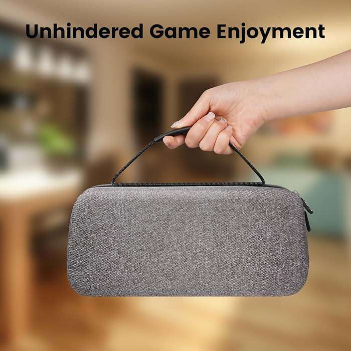 sarlar Rog Ally Carrying Case Compitable with ASUS ROG Ally Gaming Handheld and Accessories, Large Space Hard Shell Case Fit AC Adapter and Power Bank for Travel and Storage - Image 7