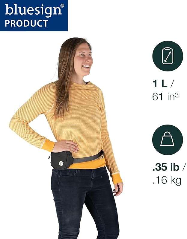 Osprey Arcane Everyday Waist Pack, Black - Image 3