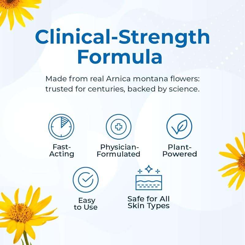 VitaMedica Arnica Montana Tablets & Arnica Gel Bundle – Support for Bruising, Swelling & Soreness, 150 Rapid-Dissolve Tablets + 3 oz Water-Based Gel - Image 3