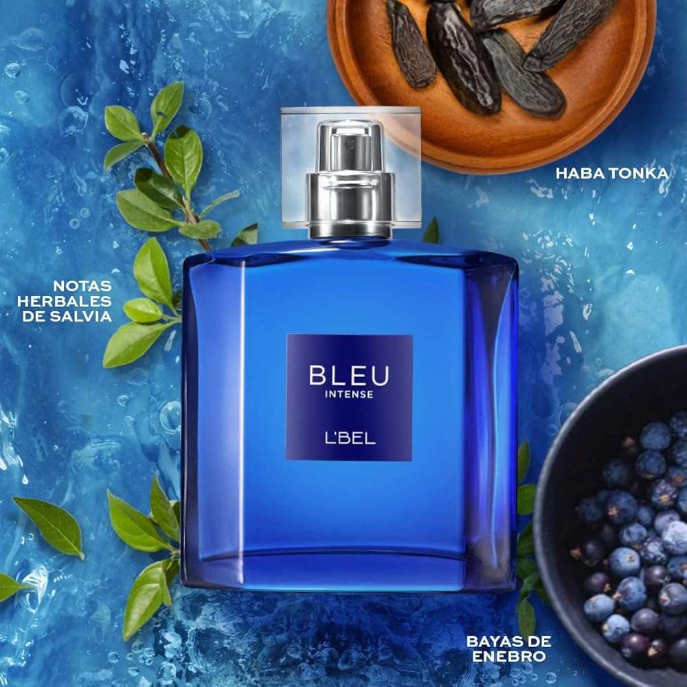 L'BEL - Bleu Intense Perfume para Hombre Larga Duración 100 ml/3.4 Oz - Image 2