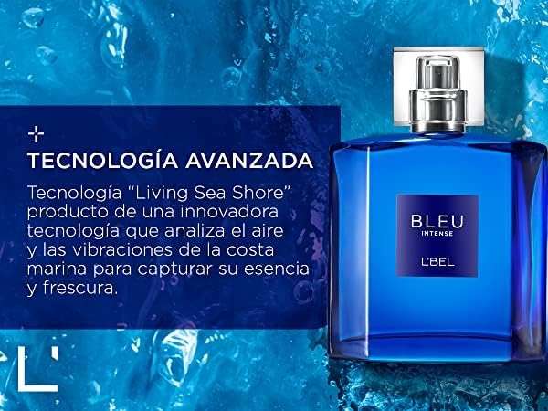 L'BEL - Bleu Intense Perfume para Hombre Larga Duración 100 ml/3.4 Oz - Image 4