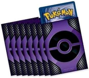 Pokemon Card Sleeves - Purple Pokeball - Trainer Toolkit 2022-65 Count Pack - Deck Protectors - Image 1