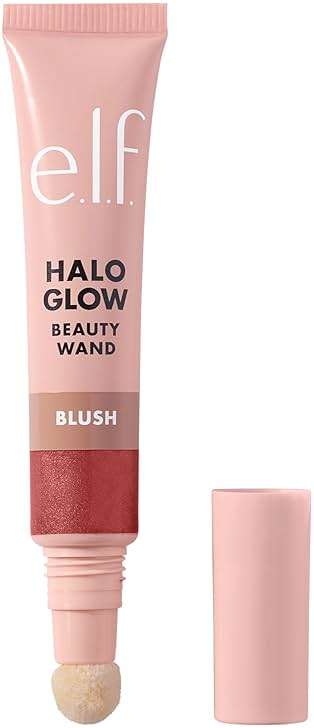 e.l.f. Halo Glow Blush Beauty Wand, Liquid Blush Wand For Radiant, Flushed Cheeks, Infused With Squalane, Vegan & Cruelty-free, Rosé You Slay - Image 1