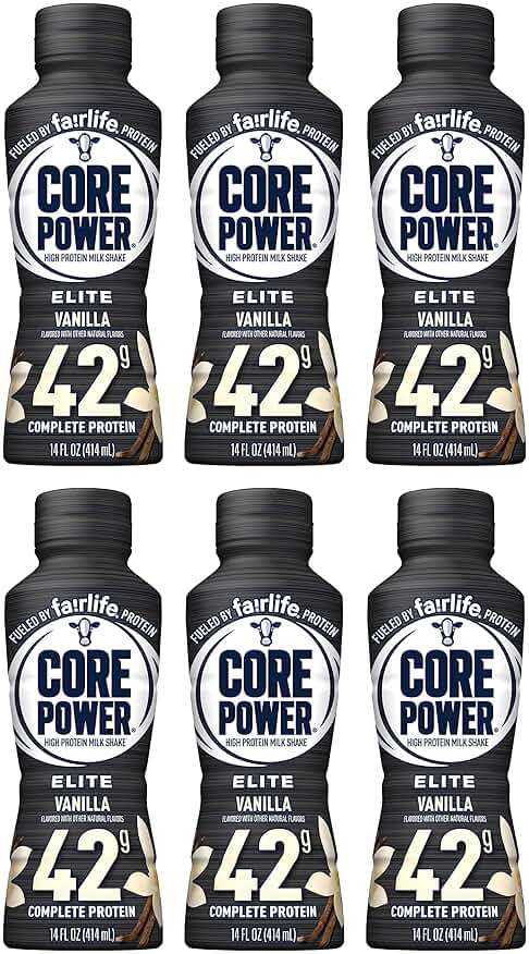 WESTERNMBY Fairlife Core Power High Protein Milk Shakes, Ready to Drink (6 Vanilla, 42g) - Image 1
