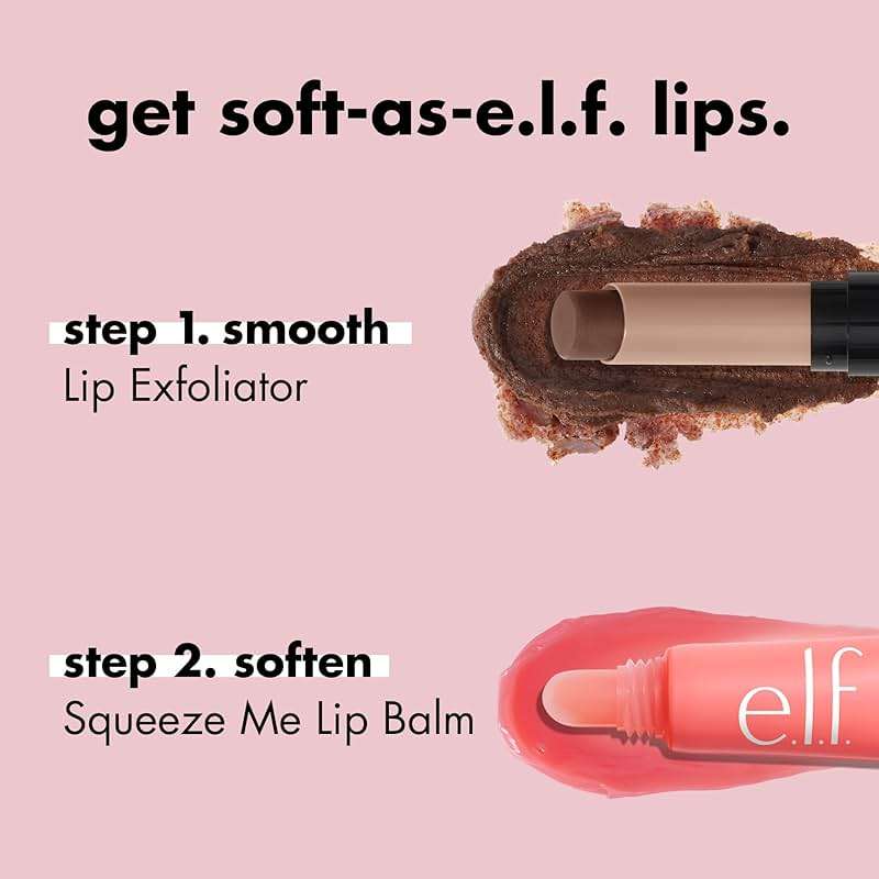 e.l.f. Squeeze Me Lip Balm, Moisturizing Lip Balm For A Sheer Tint Of Color, Infused With Hyaluronic Acid, Vegan & Cruelty-free, Peach - Image 5