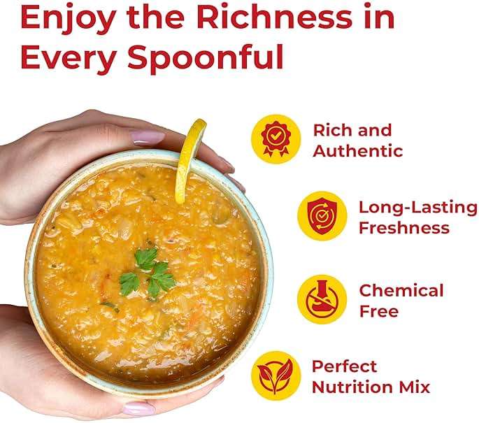 Darsa Organics Mixed Lentils (Panchratna Dal) 2lb | USDA Organic, Non-GMO, Kosher | Superfood Rich in Protein & Fiber | Great for Soup Mix, Stews, & Curries - Image 5