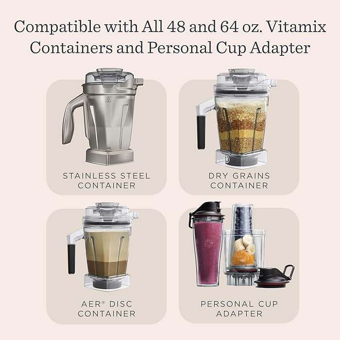 Vitamix Explorian with Programs, Three Blending Programs, Professional-Grade Blender for Smoothies and More, Self-Cleaning Kitchen Appliance, 64 Oz Container, Slate (Renewed Premium) - Image 7