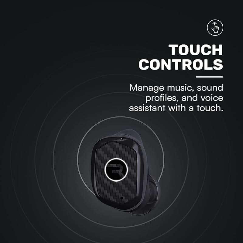 Raycon Impact Earbuds Military-Grade Impact Resistant, IP67 Bluetooth Earbuds with Stereo Sound, 90 Hours of Battery Life, Active Noise Cancellation (Black) - Image 8