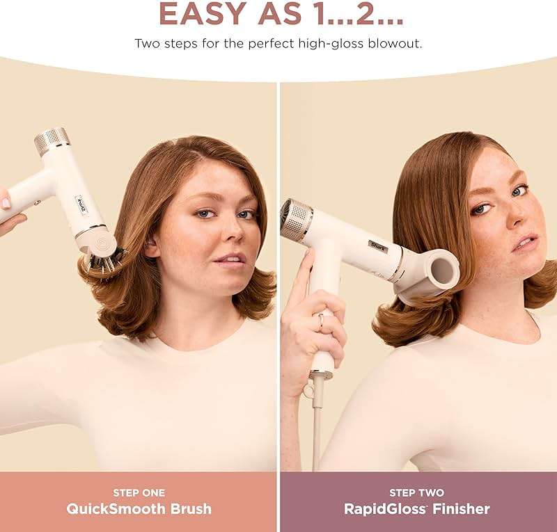 Shark Hair Dryer | SpeedStyle | No Heat Damage Hair Styling Tool | 3 Styling Tools Included | Portable & Powerful Blow Dryer | Best for Straight & Wavy Hair | Silk | HD331 - Image 10